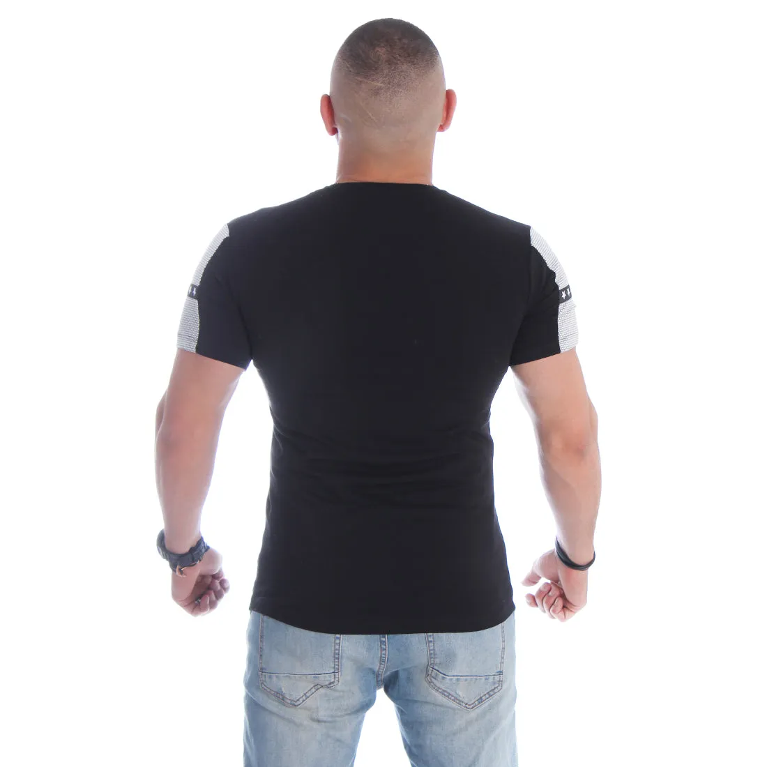 Men T-shirt- black / made in Turkey -3346