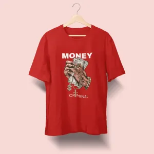 Money Criminal Oversize Classic T-Shirt
