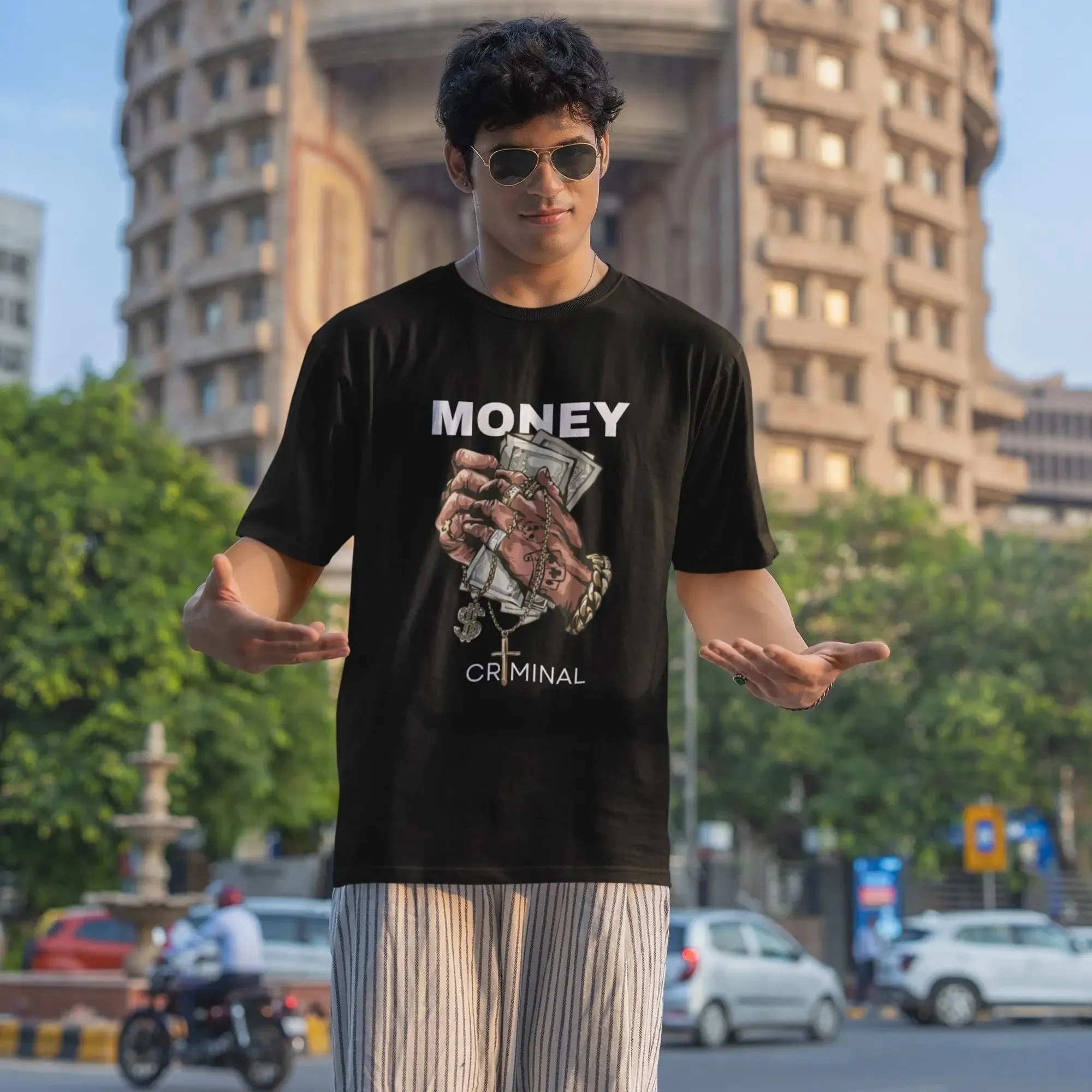 Money Criminal Oversize Classic T-Shirt