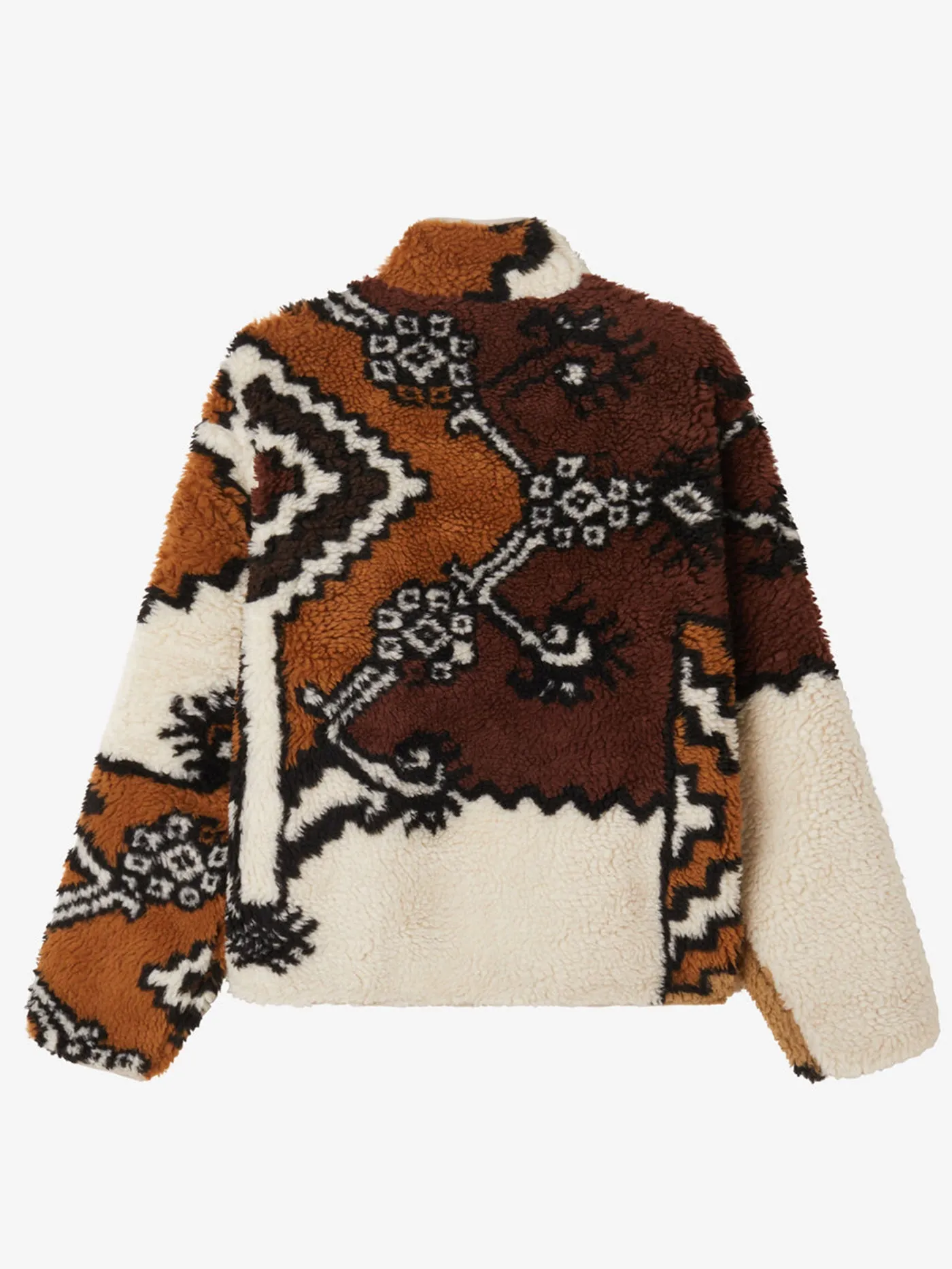 Moroccan Rug Sherpa Jacket