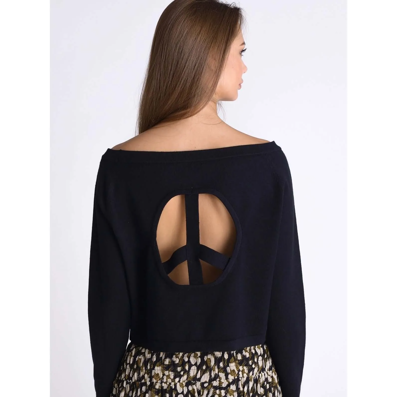 Muche et Muchette Crop Peace Sweater