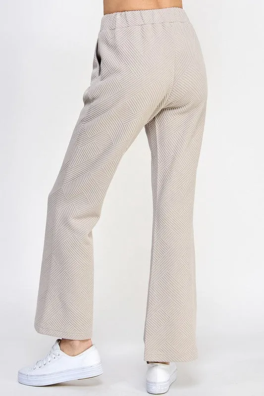 My Heart Textured Oatmeal Flares