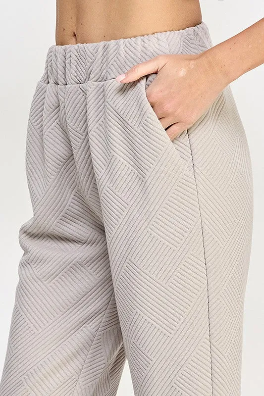 My Heart Textured Oatmeal Flares