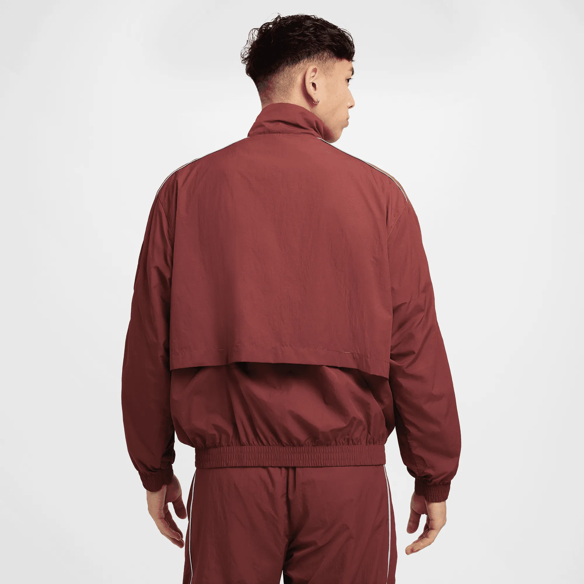 Nike Brown Solo Swoosh Woven Track Jacket