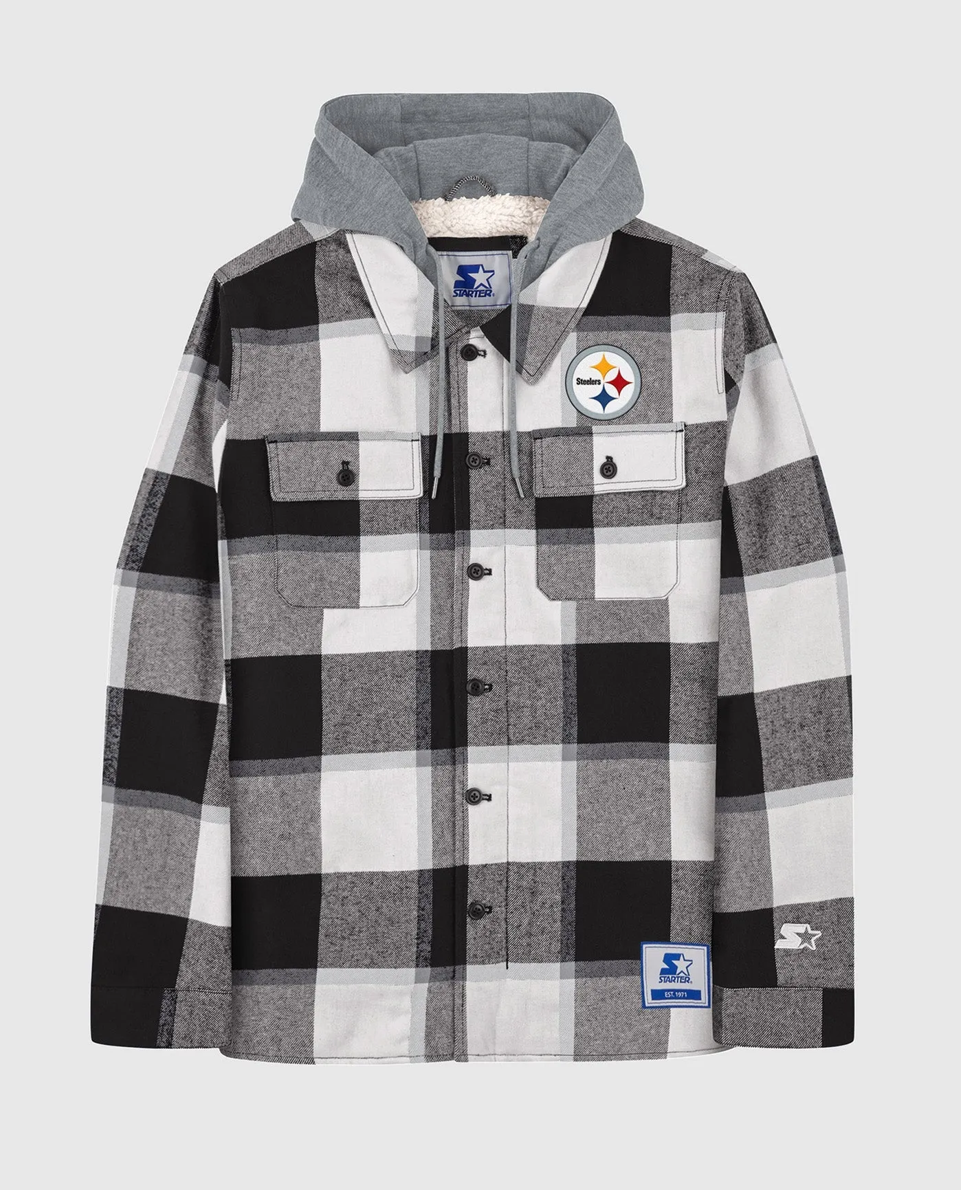 Pittsburgh Steelers The Big Joe Sherpa Lined Plaid Jacket
