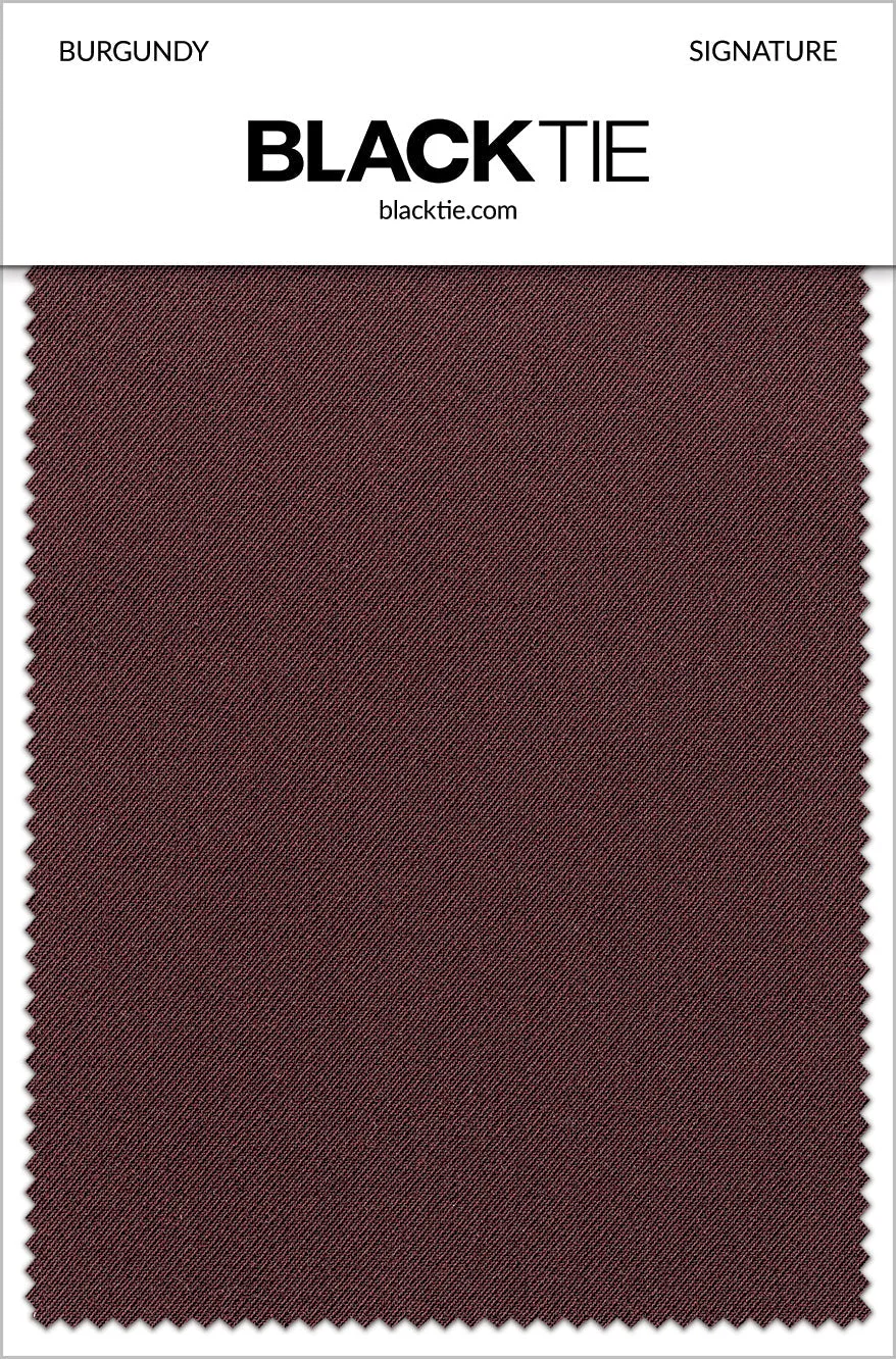 "Arlo" Burgundy Tuxedo Jacket (Separates)