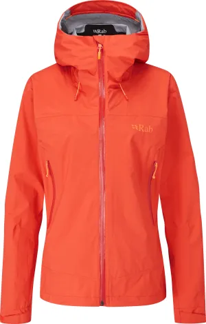 Rab Women&#x27;s Downpour Plus 2.0 Jacket Red Grapefruit | Buy Rab Women&#x27;s Downpour Plus 2.0 Jacket Red Grapefruit here | Outnorth