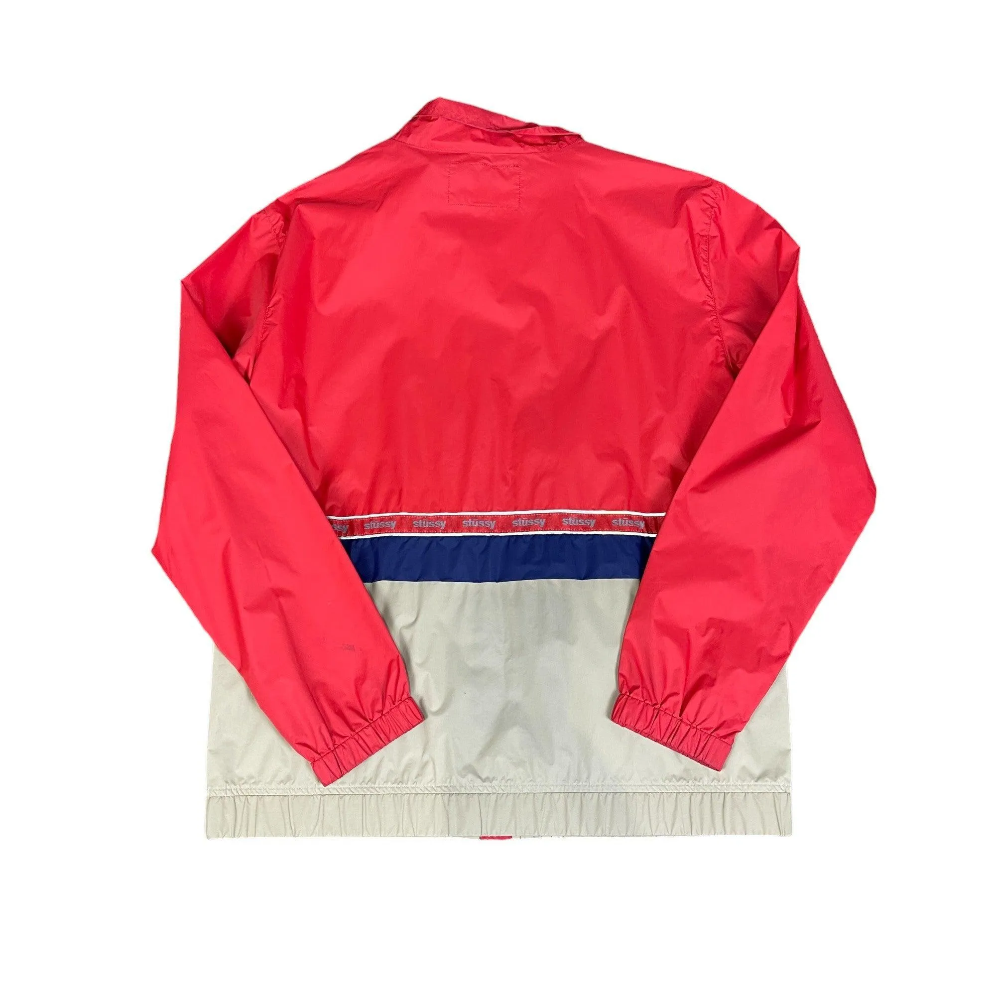 Red   Beige Stussy Jacket - Medium