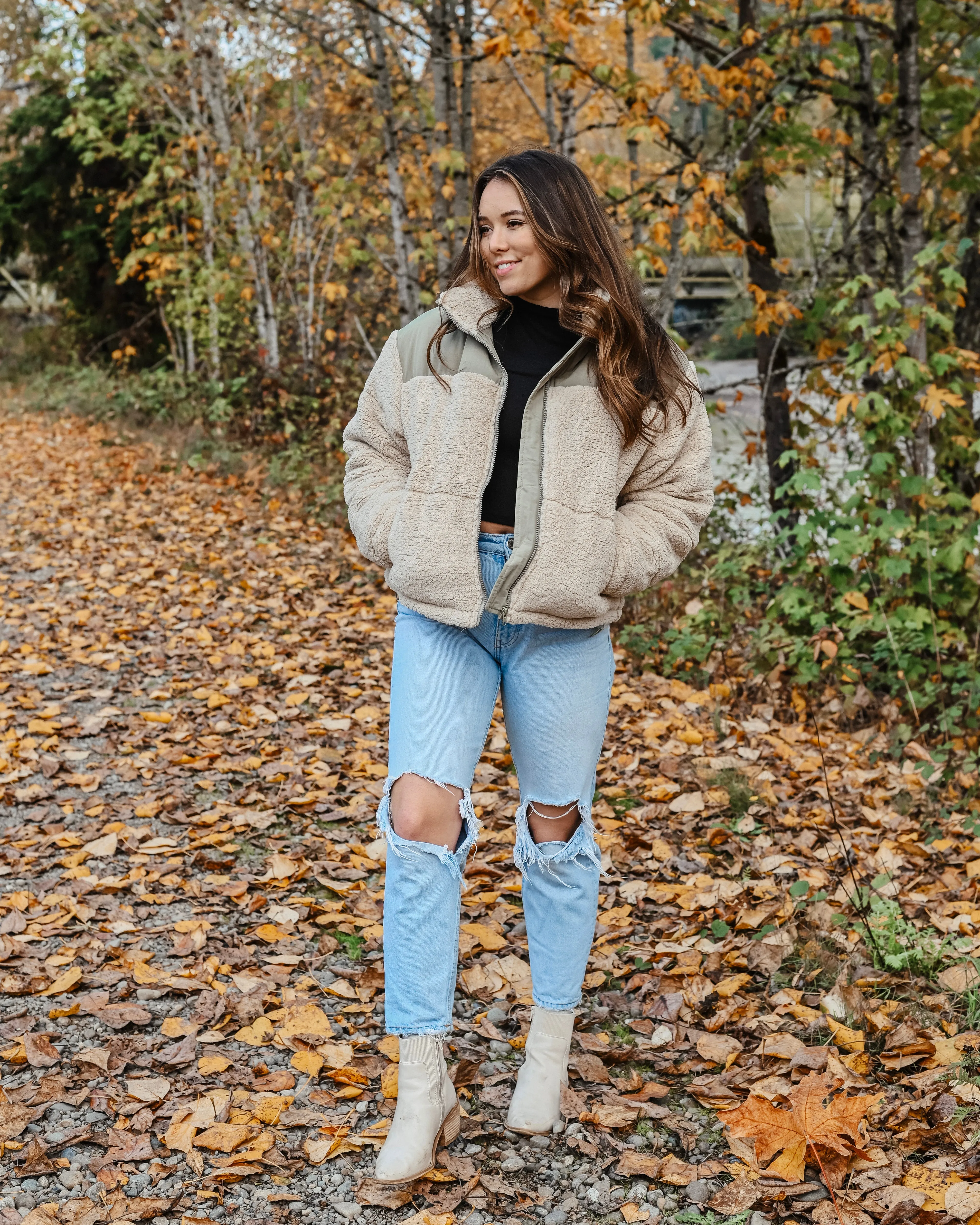 Sherpa Puffer Jacket
