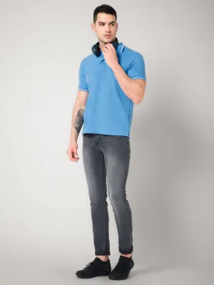 Sky Blue Polo T-shirt