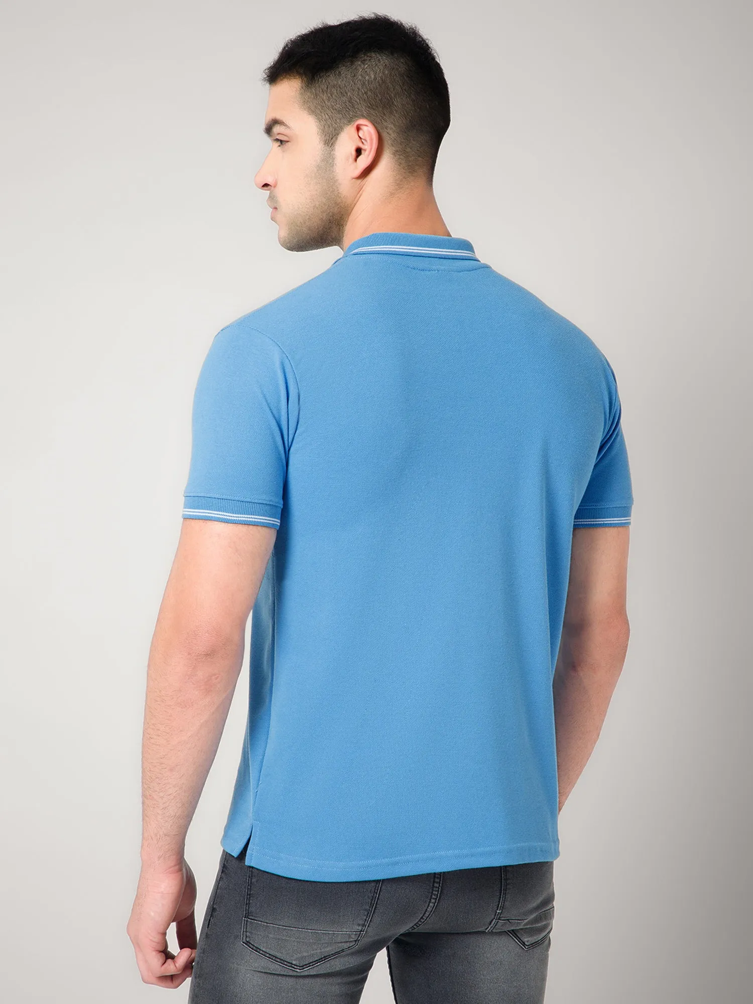 Sky Blue Polo T-shirt