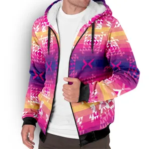 Soleil Overlay Sherpa Hoodie