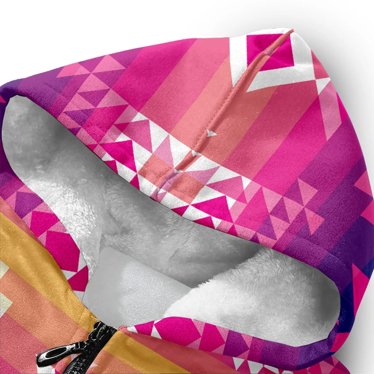 Soleil Overlay Sherpa Hoodie