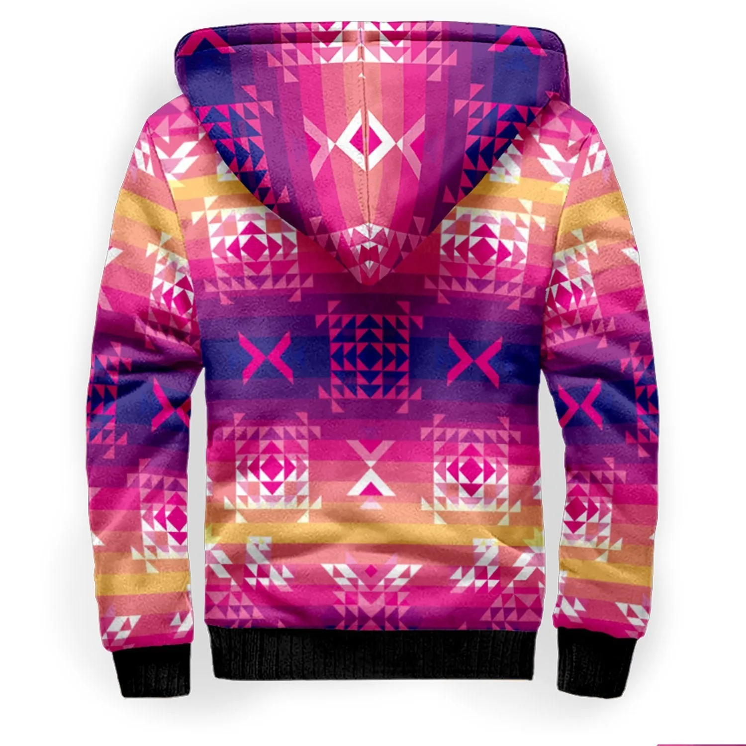 Soleil Overlay Sherpa Hoodie