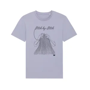 Stitch By Stitch T-shirt, Lavender