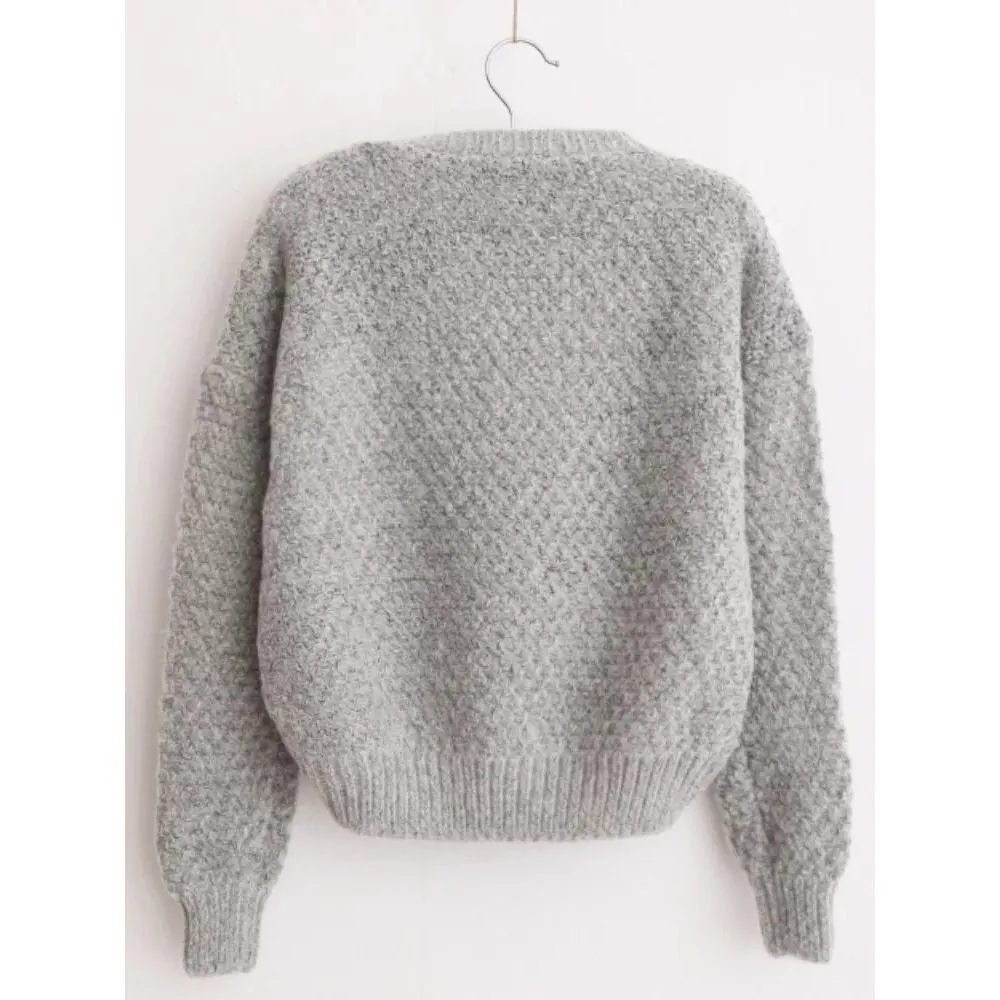 Sweet Pullover Twisted Sweater - Embrace Cozy Elegance with a Twist 🌟🧥