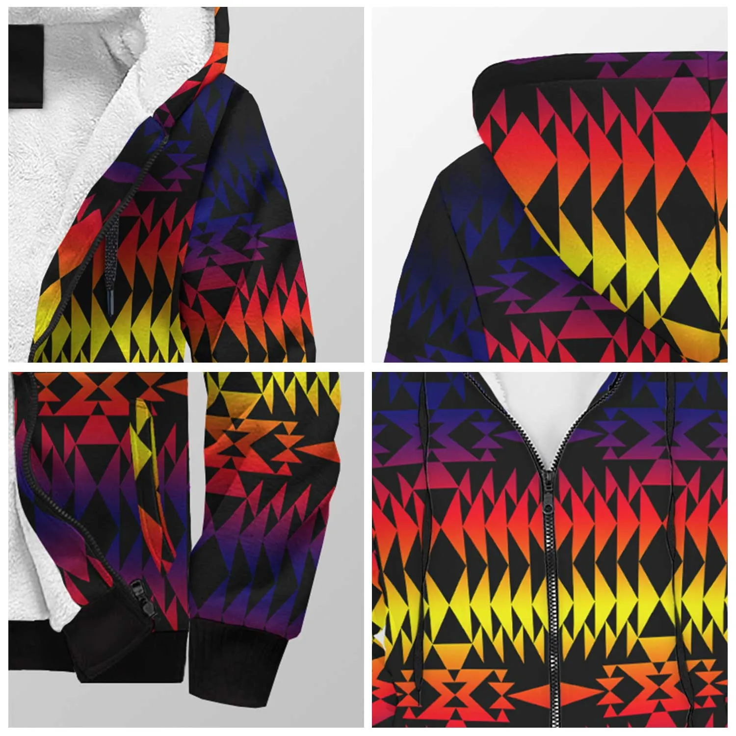 Two Worlds Apart Sherpa Hoodie