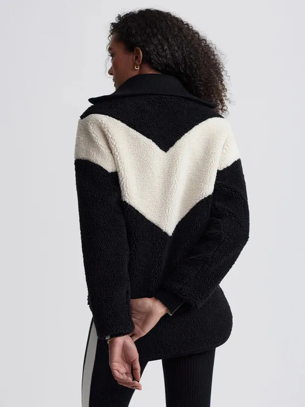 Varley Corson Sherpa Jacket, Black
