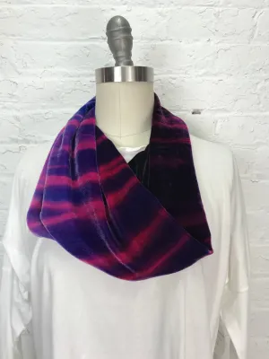 Velvet Cowl Warmer in Sugar Plum