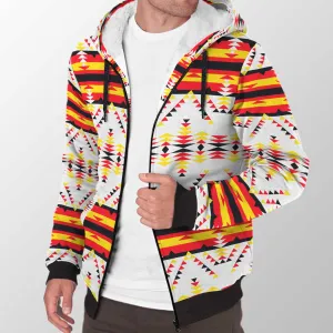 Visions of Peace Directions Sherpa Hoodie