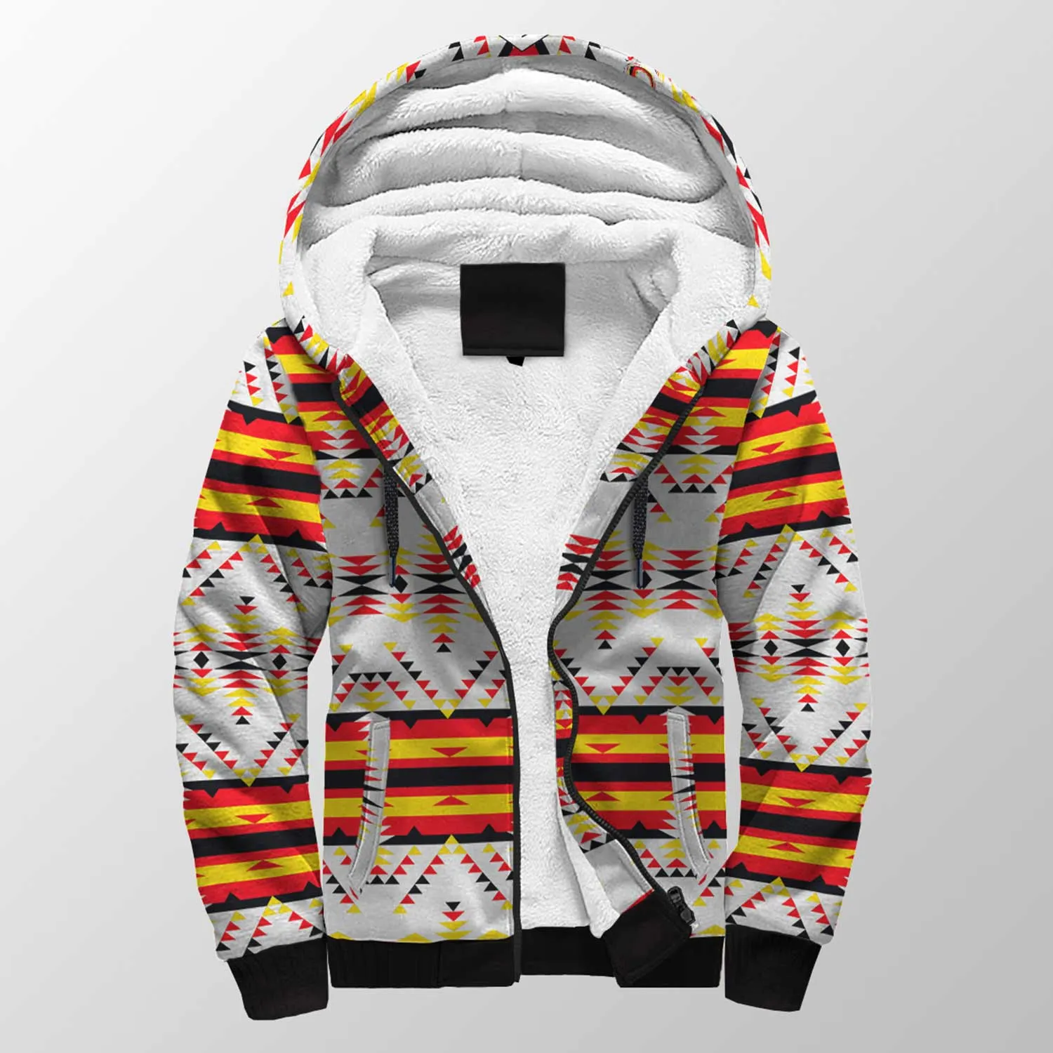 Visions of Peace Directions Sherpa Hoodie