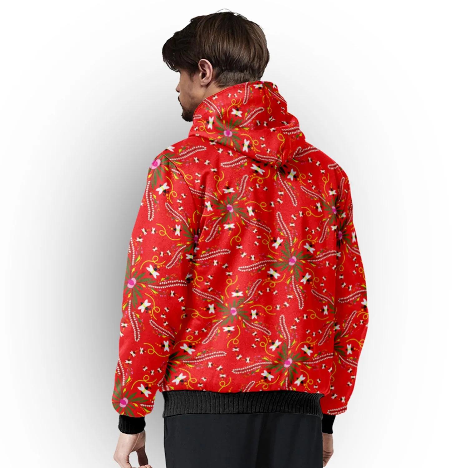 Willow Bee Cardinal Sherpa Hoodie