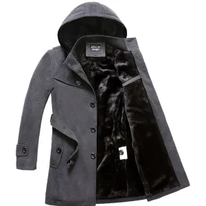 Winter Woolen Trench Coat