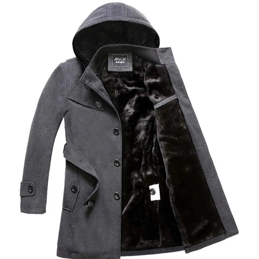 Winter Woolen Trench Coat