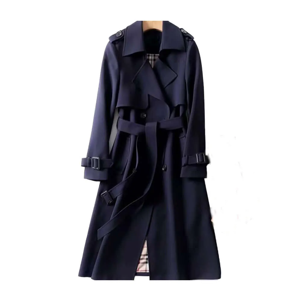 Women's Classic Double-breasted Trench Coat
