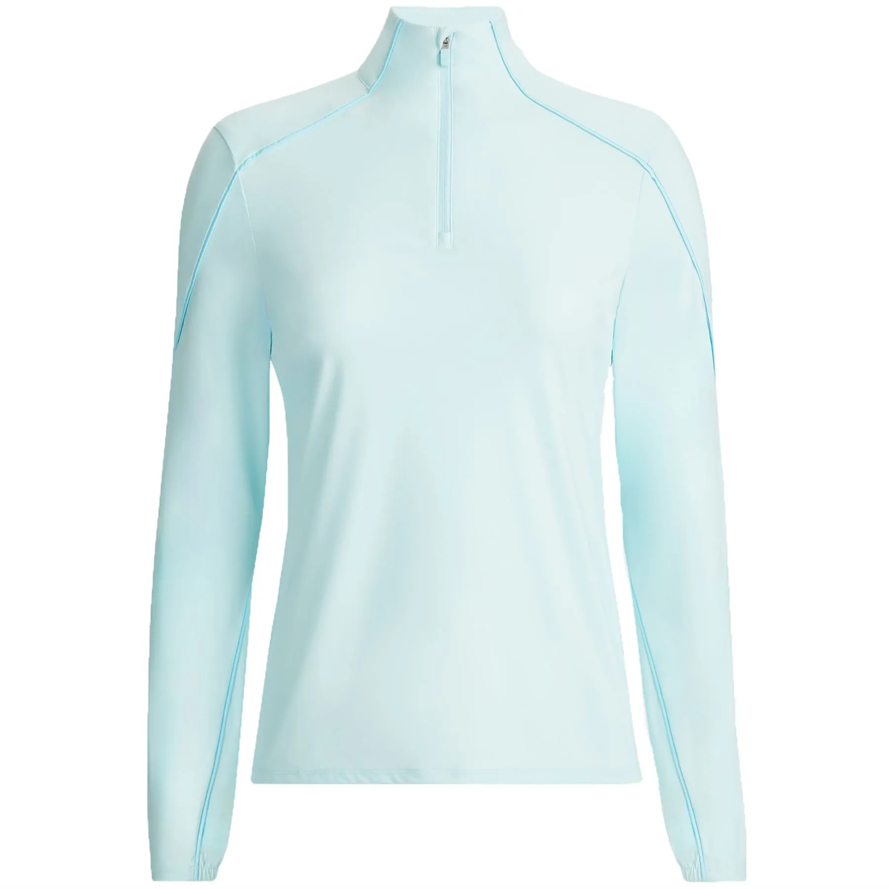 Womens Sun Shield Silky Nylon Zip Base Layer Daybreak - AW24